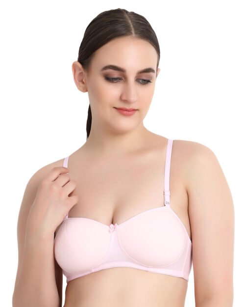 Everyday Essential Cotton Blend T-Shirt Bra – Lightly Padded Comfort